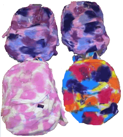 tie dye backpacks