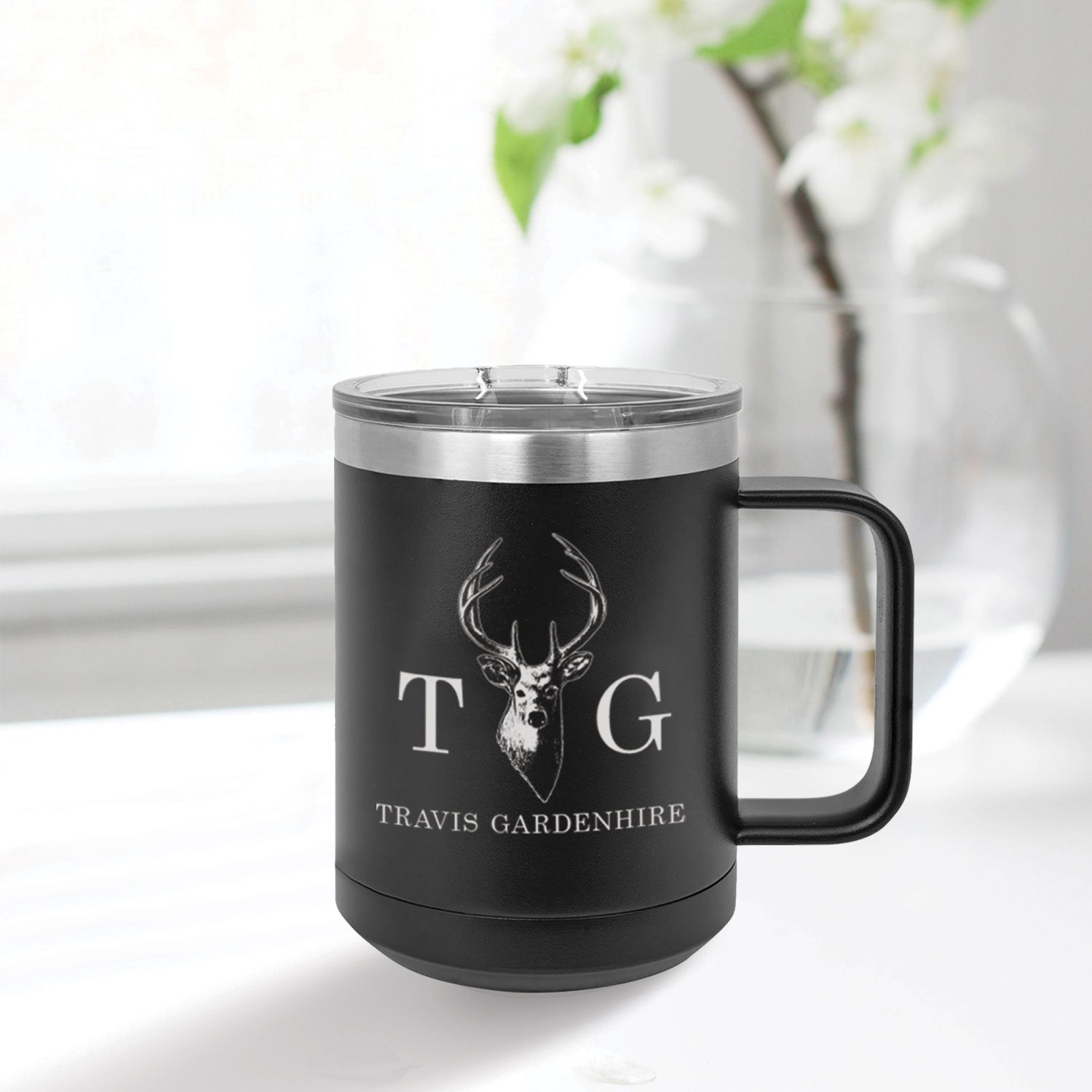 10 oz Tumbler Custom Engraved by Three Designing Women