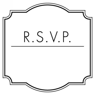 Bliss RSVP Stamp Design Clip for Three Designing Women Stampers