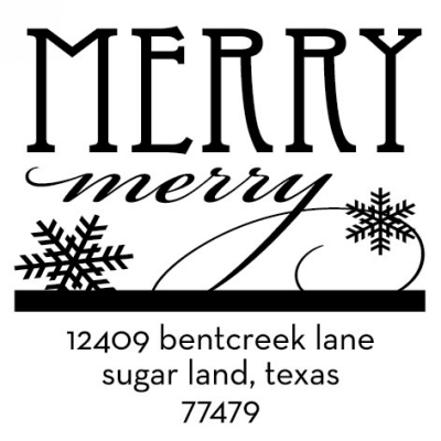 Merry Merry Holiday Stamper by Three Designing Women CS3523