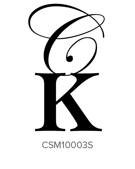 Custom Self-Inking Monogram Stamper by Three Designing Women CSM10003S