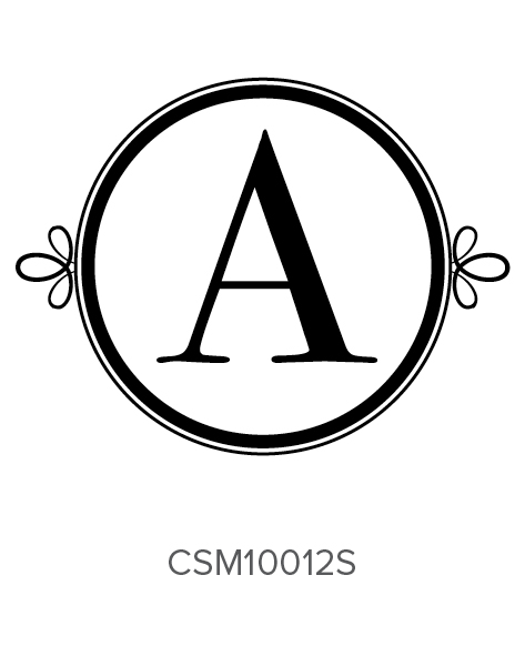 Personalized Self-Inking Monogram Stamper by Three Designing Women CSM10012S
