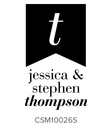 Three Designing Women Personalized Self-Inking Monogram Stamper CSM10026S