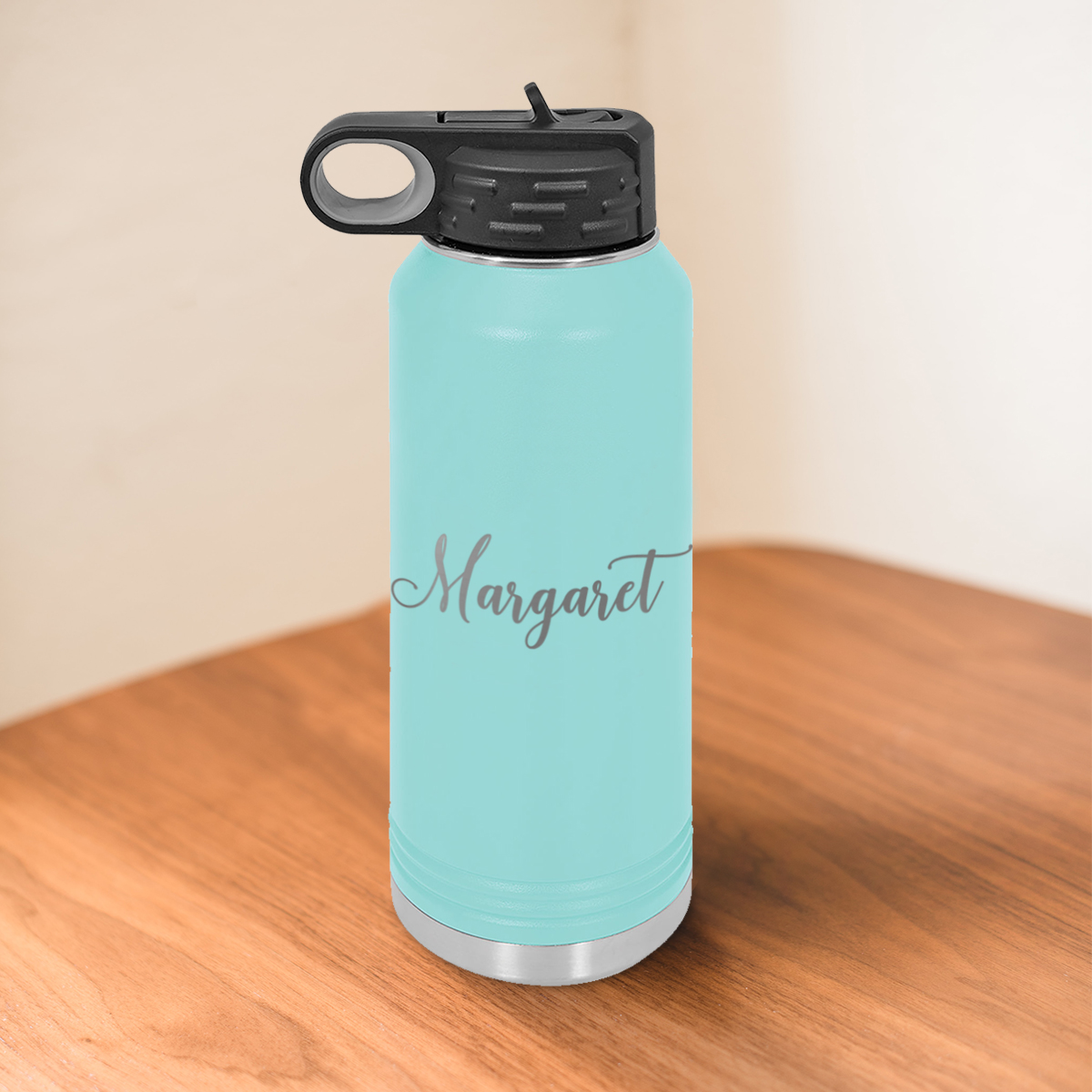  Personalized Water Bottles for Kids, 32 oz Custom Name