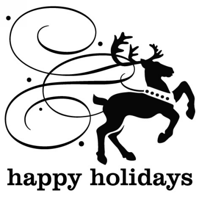 Holiday Reindeer Stamp Design Clip for Three Designing Women Stampers