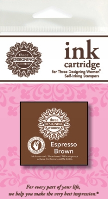Espresso Brown Ink Refill for Three Designing Women Stampers 1