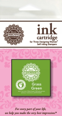 Grass Green Ink Refill for Three Designing Women Stampers 1