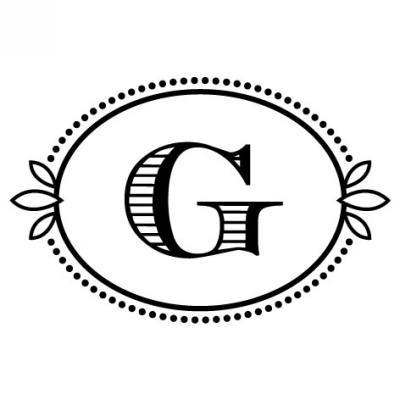 Monogram Cash G Stamp Design Clip for Three Designing Women Stampers