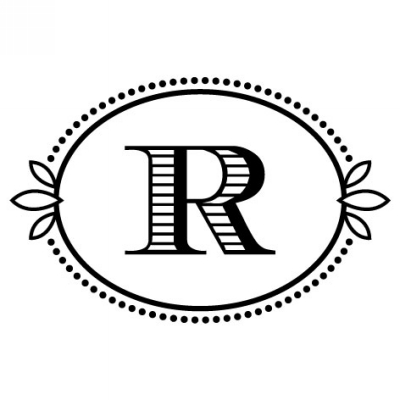 Monogram Cash R Stamp Design Clip for Three Designing Women Stampers