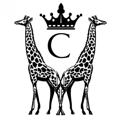 Monogram Giraffe C Stamp Design Clip for Three Designing Women Stampers