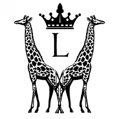 Monogram Giraffe L Stamp Design Clip for Three Designing Women Stampers