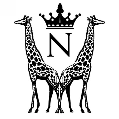 Monogram Giraffe N Stamp Design Clip for Three Designing Women Stampers