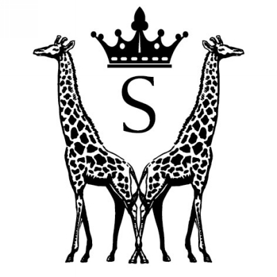 Monogram Giraffe S Stamp Design Clip for Three Designing Women Stampers