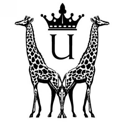 Monogram Giraffe U Stamp Design Clip for Three Designing Women Stampers