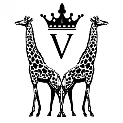 Monogram Giraffe V Stamp Design Clip for Three Designing Women Stampers