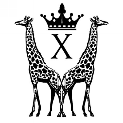 Monogram Giraffe X Stamp Design Clip for Three Designing Women Stampers