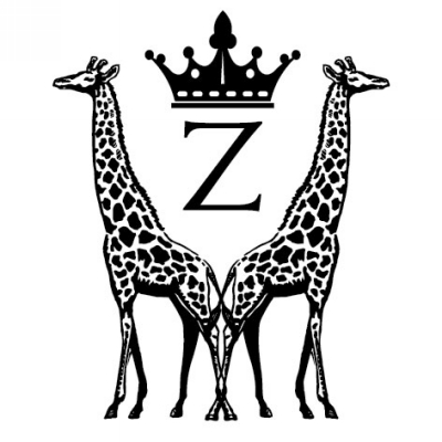 Monogram Giraffe Z Stamp Design Clip for Three Designing Women Stampers