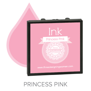 Princess Pink ink for Three Designing Women Stampers