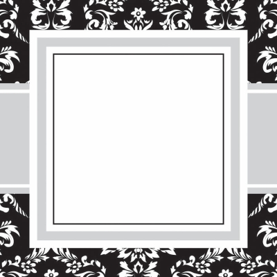 Toile Black Stickers by Three Designing Women