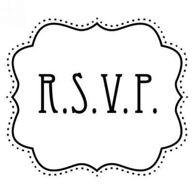 Salutations Scallop RSVP Clip for Three Desigining Women Stamps