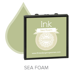 Sea Foam ink for Three Designing Women Stampers
