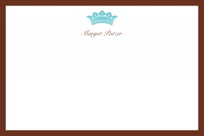 Crown Stationery Personalized by Boatman Geller