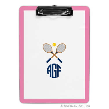 Crossed Racquets Clipboard