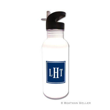 Solid Inset Square Water Bottle