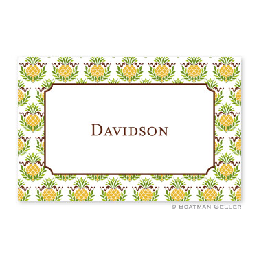Pineapple Repeat Personalized Placemat