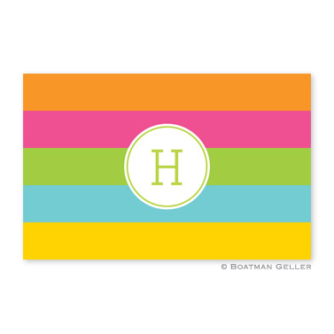 Bold Stripe Personalized Placemat