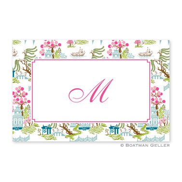Chinoiserie Spring Personalized Placemat