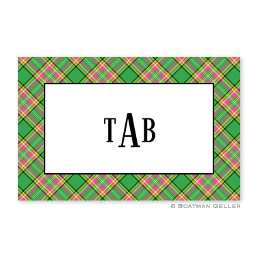 Preppy Plaid Holiday Placemat