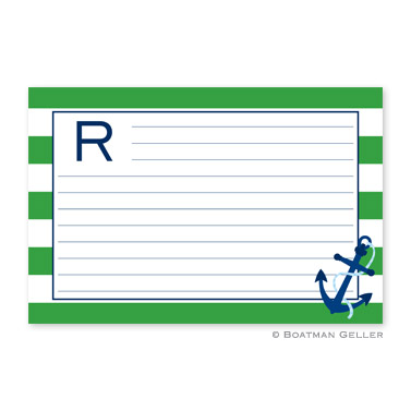 Stripe Anchor Personalized Recipe Cards