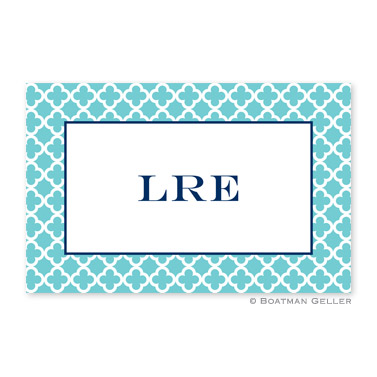 Bristol Tile Teal Personalized Placemat