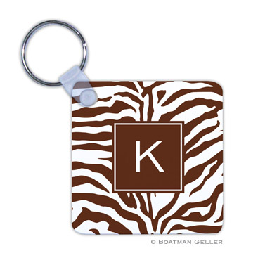 Zebra Chocolate Key Chain