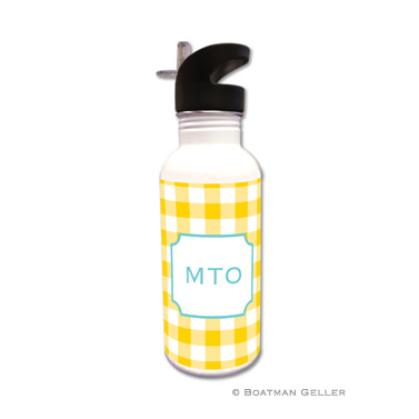 Classic Check Sunflower Water Bottle