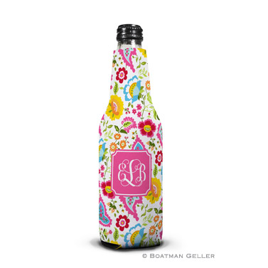 Bright Floral Bottle Koozie