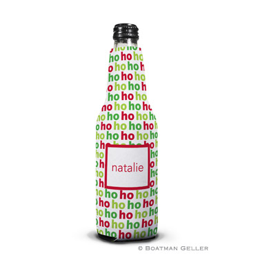 Ho Ho Ho Holiday Koozie Bottle