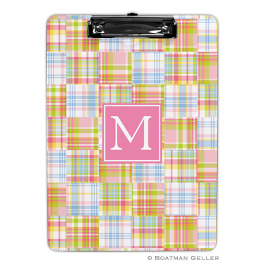 Madras Patch Pink Clipboard