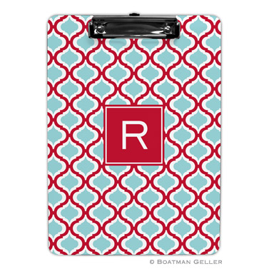 Kate Red & Teal Clipboard
