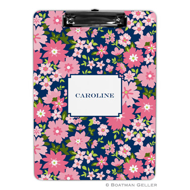 Caroline Floral Pink Clipboard
