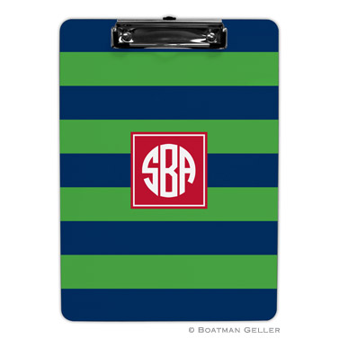Rugby Navy & Kelly Clipboard