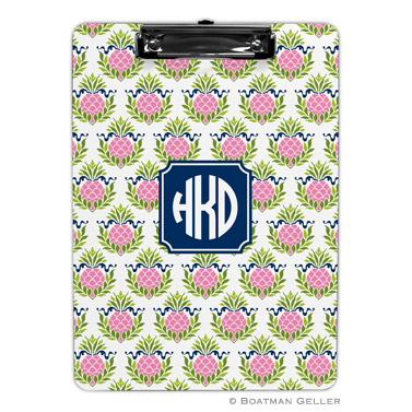 Pineapple Repeat Pink Clipboard