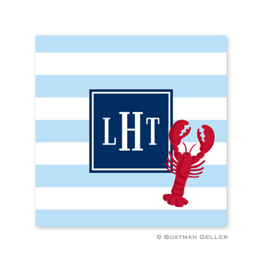 Stripe Lobster Coasters