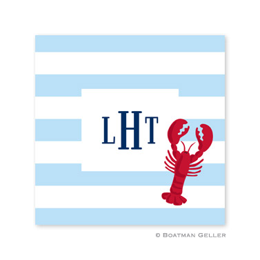 Stripe Lobster Coasters