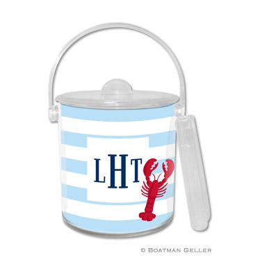 Stripe Lobster Ice Bucket