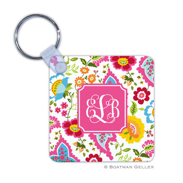 Bright Floral Key Chain