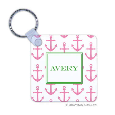 Anchors Pink Key Chain