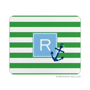 Stripe Anchor Mouse Pad
