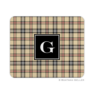 Town Plaid Mouse Pad by Boatman Geller